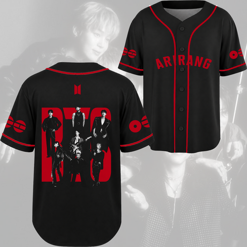 BTS Arirang Baseball Jersey Unisex Streetwear Gift For Fans