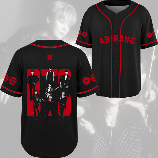 BTS Arirang Baseball Jersey Unisex Streetwear Gift For Fans