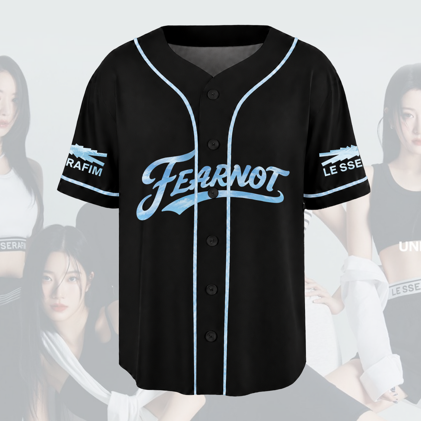 Liquid  Pureflow Le Sserafim World Tour Baseball Jersey Gift For Fans
