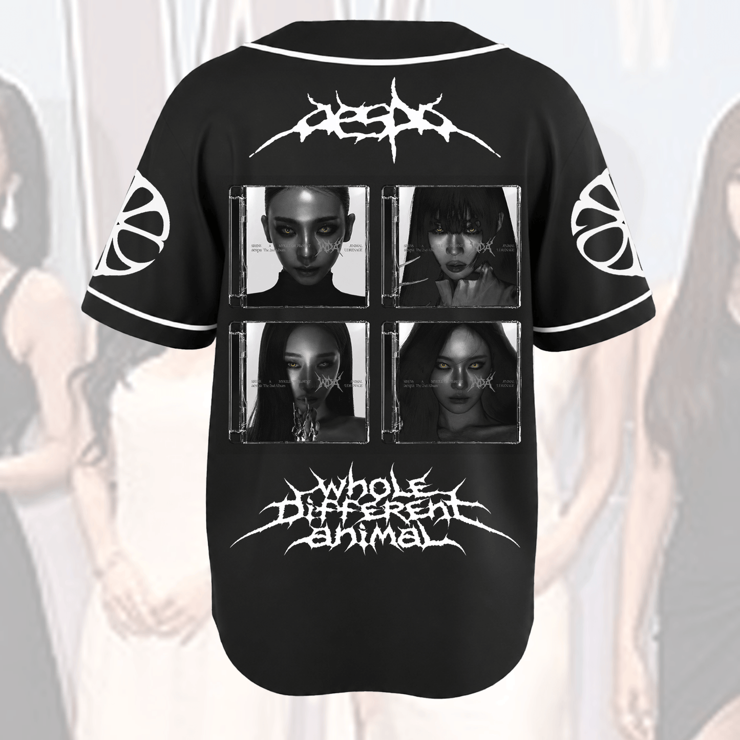 Aespa Mutant Lemonade Album Baseball Jersey Fan Edition