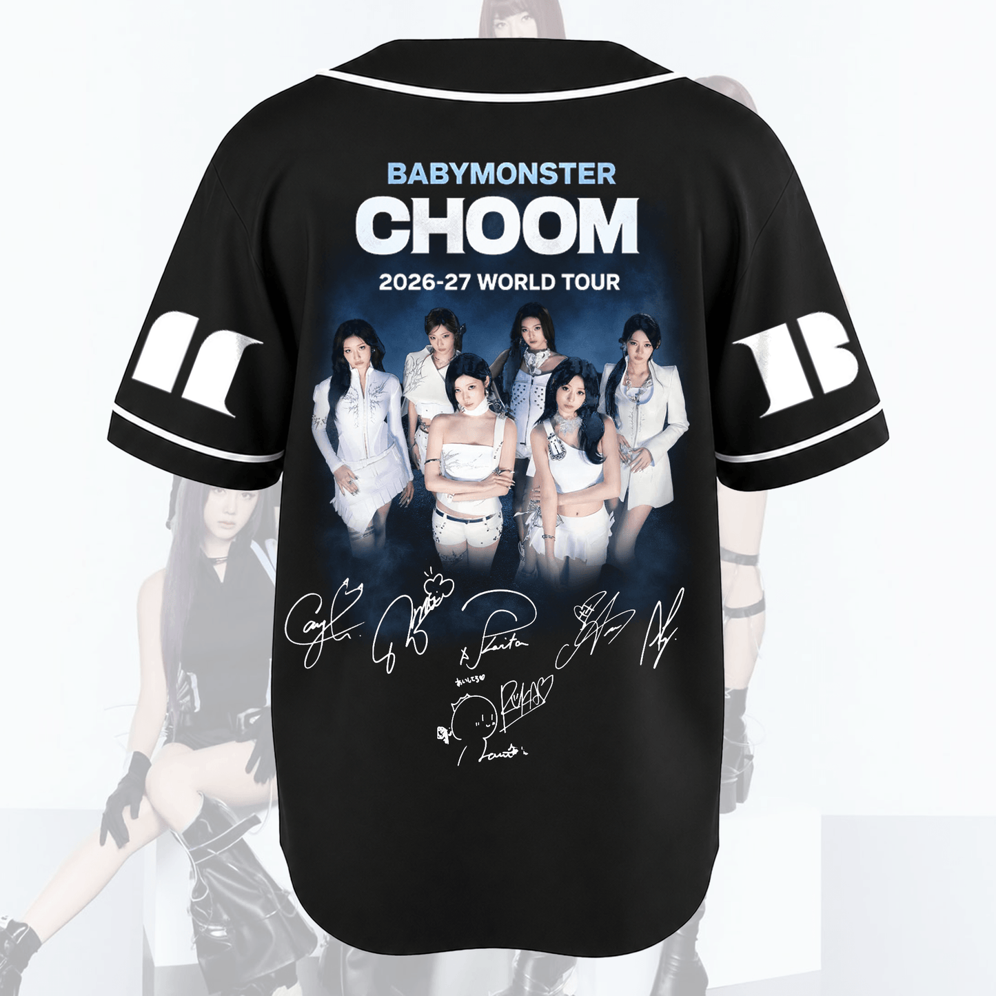 Babymonster 2026 World Tour Choom Baseball Jersey
