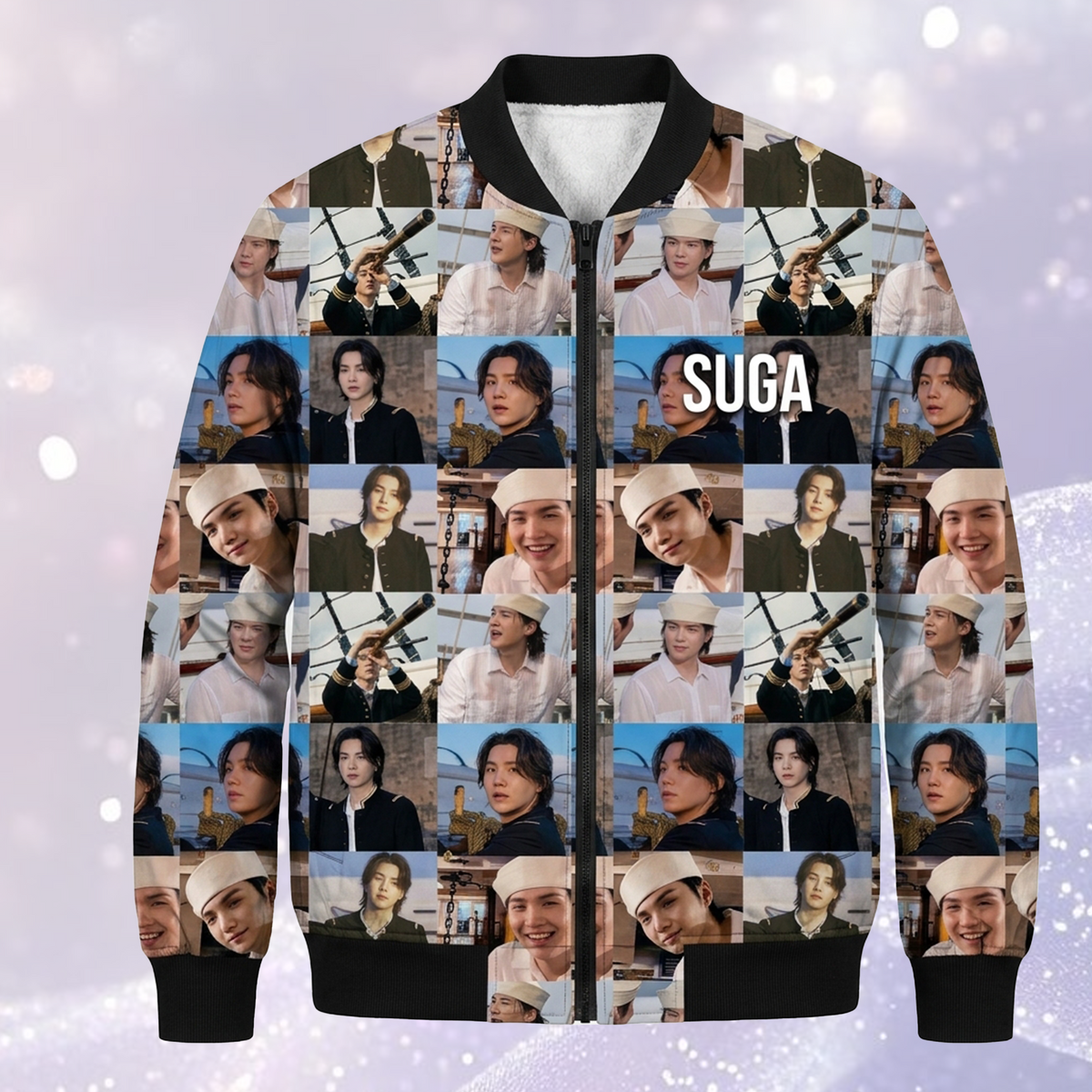 Suga Swim Arirang World Tour Bomber Jacket Gifts for Army