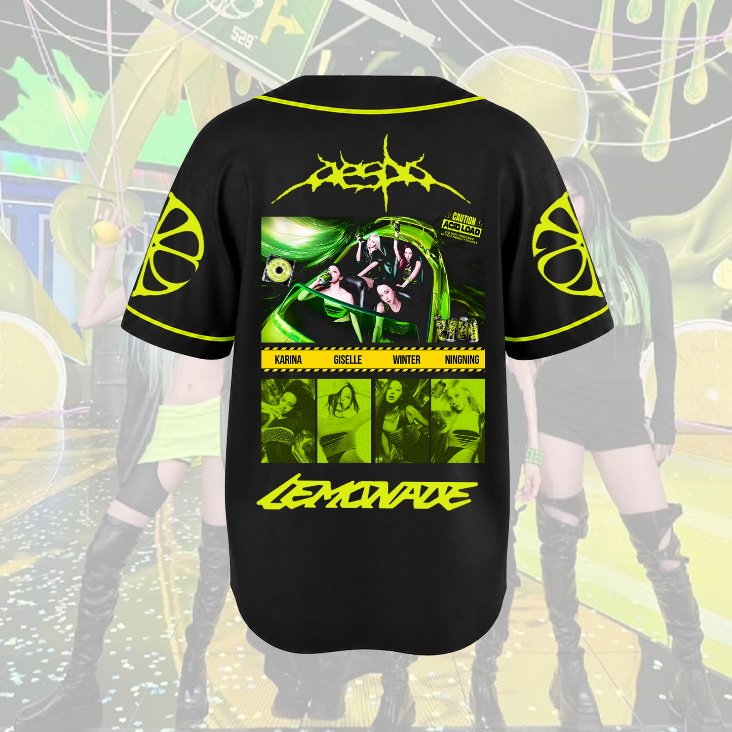 WDA Aespa Lemonade Concert Baseball Jersey Gifts For MY