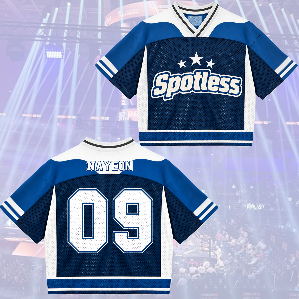 Twice This Is For North America World Tour Nordamerika Mixed-Mesh-Trikot