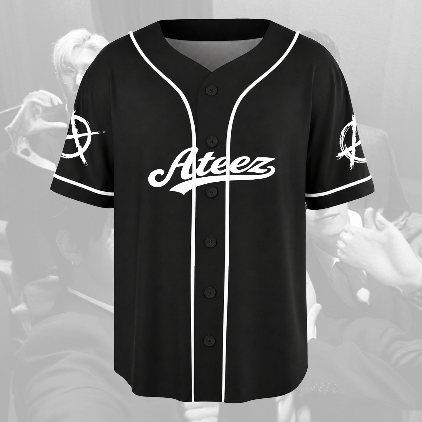 ATEEZ GOLDEN HOUR Part 5 Tracklist Unisex Baseball Jersey Fan Edition