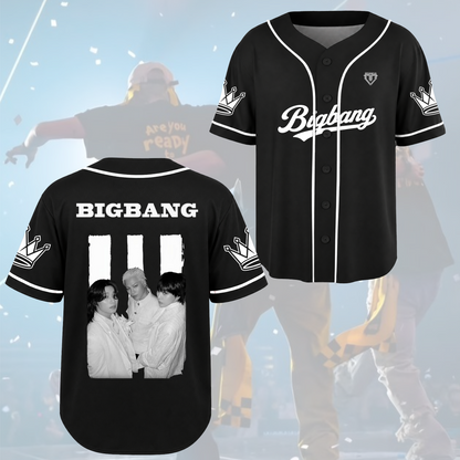 BIGBANG Crown Kpop Streetwear Baseballtrikot Geschenk für VIP