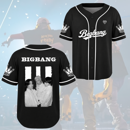 BIGBANG Crown Kpop Streetwear Baseballtrikot Geschenk für VIP