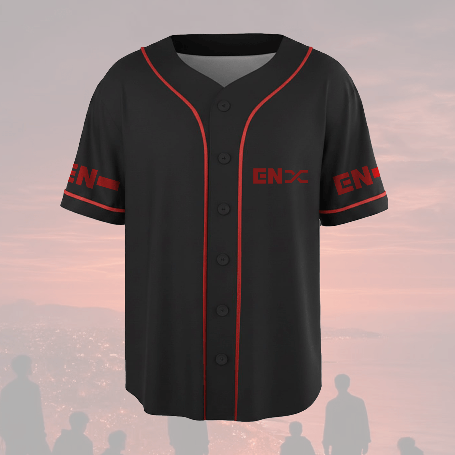 Crimson Portal Eye Enhypen Blood Saga World Tour Baseball Jersey