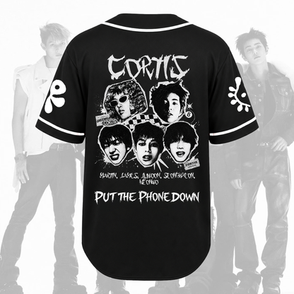Limited Cortis Put Your Phone Down Tour Baseball Jersey Fan Edition