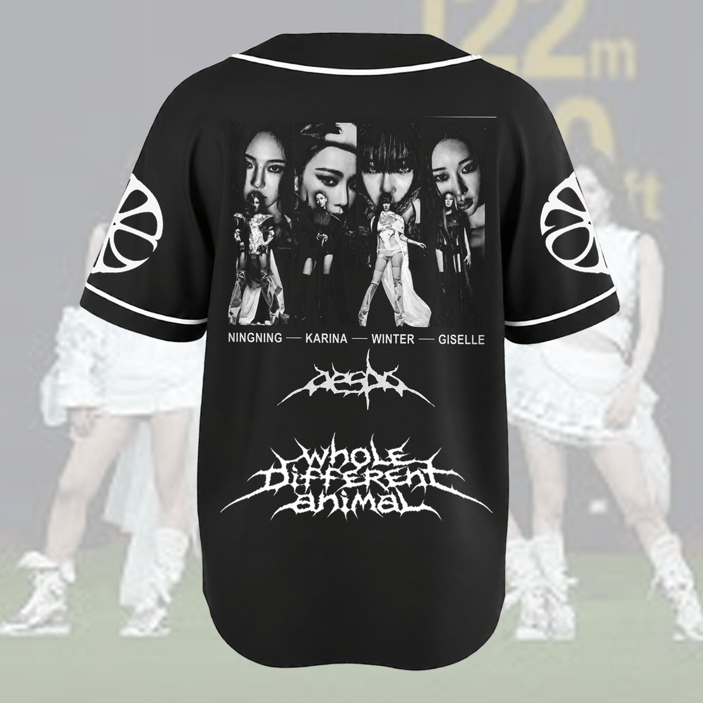 Futuristic Aespa WDA Lemonade Album Baseball Jersey