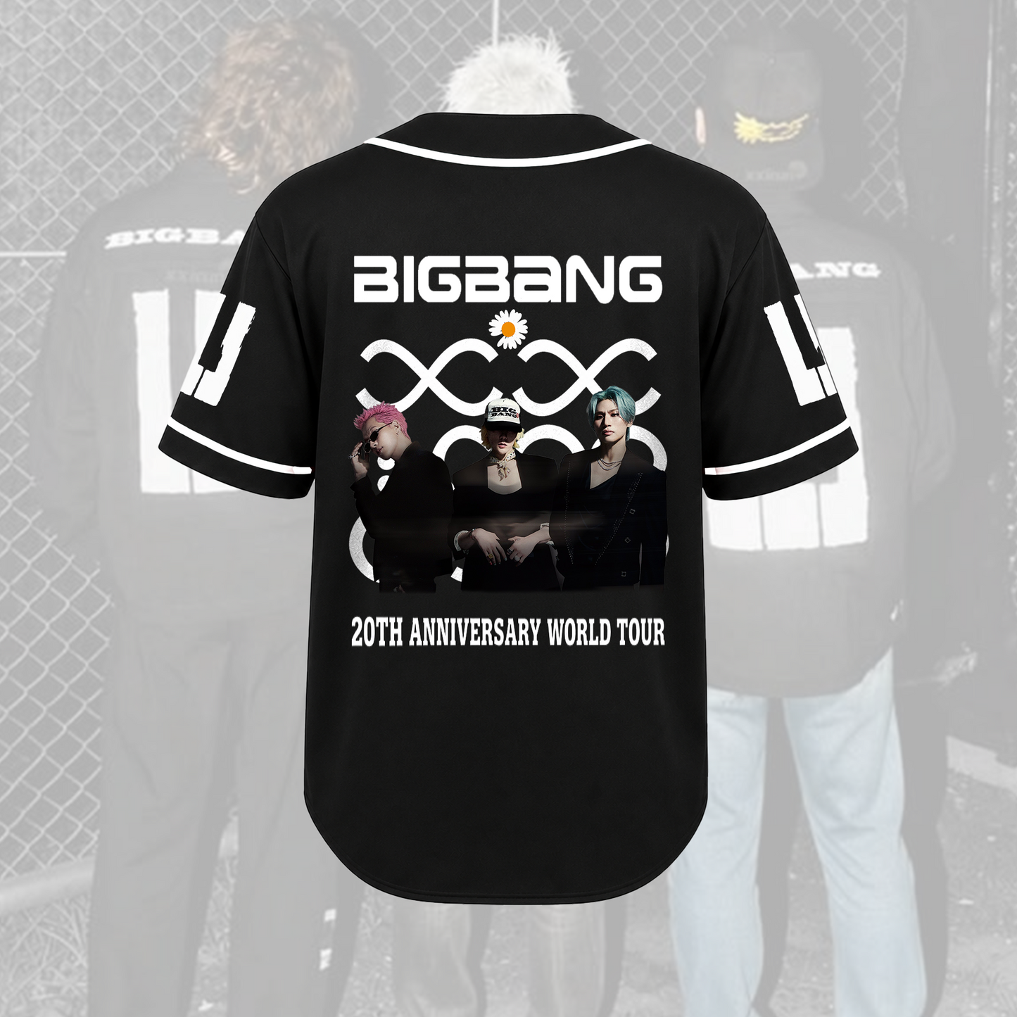 BIGBANG 20th Anniversary World Tour Cosmos Baseball Jersey Gift For Fans