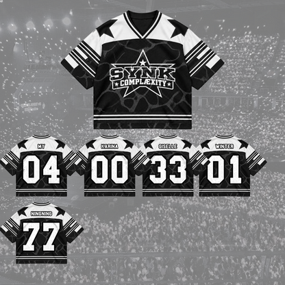 Electric Synk Complexity Space Club All Members Retro Streetwear Mixed Mesh Jersey For MYs
