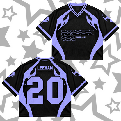 Vivid Knock On Onedoor Club All Members Cyber Grunge Mixed Mesh Jersey For Onedoor