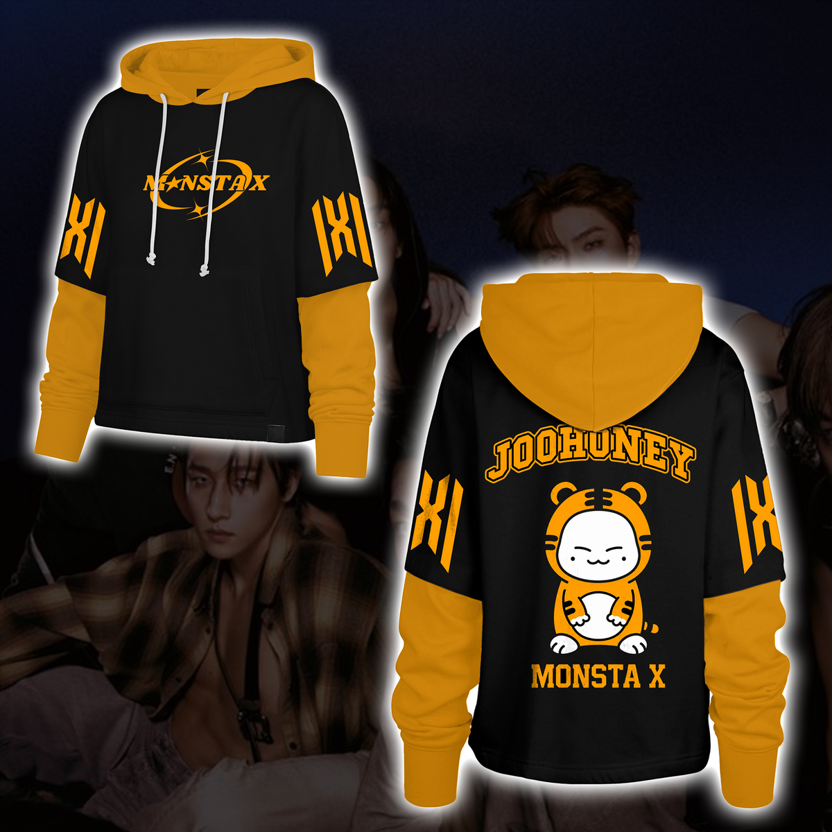 Spooky Stray Kids Wolf Chan Shortstop Hoodie Halloween-Geschenk für Fans