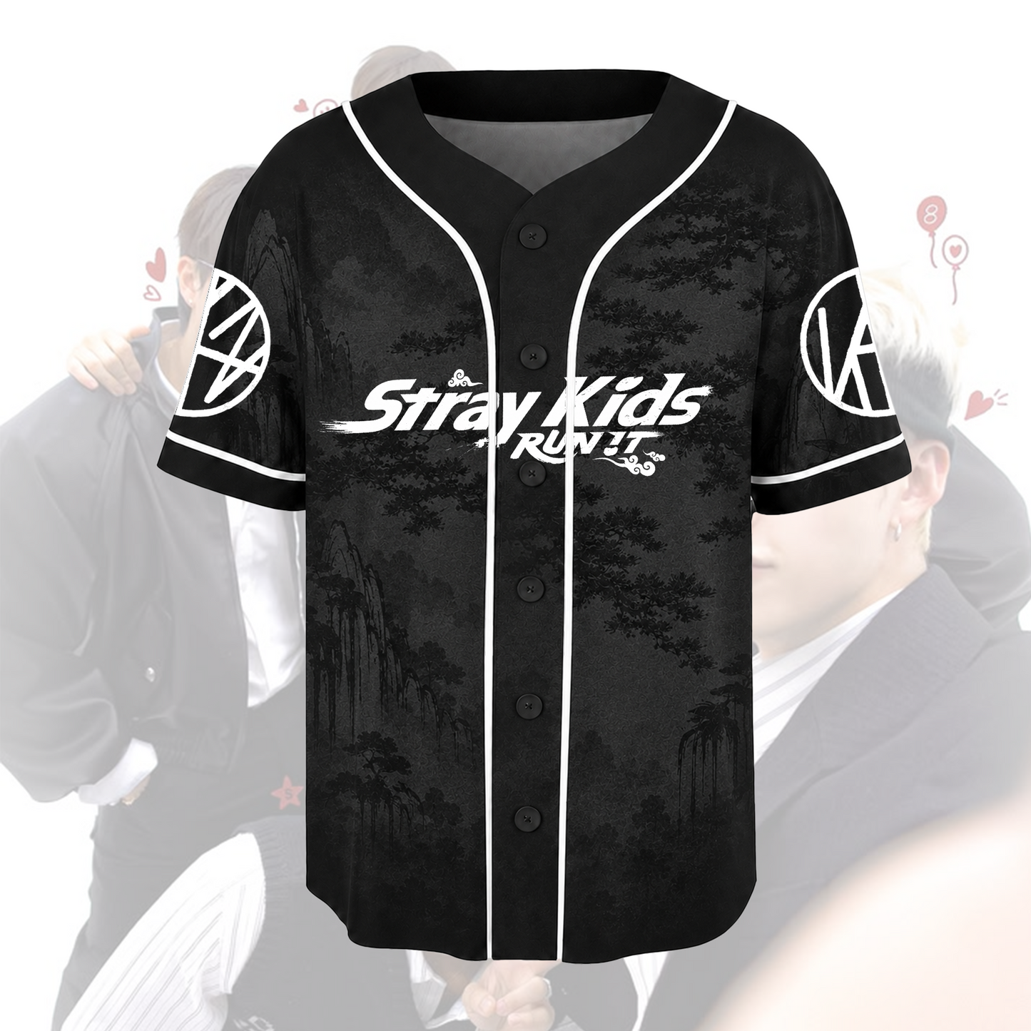 Historic Stray kids Run It World Tour This That Album Baseball Jersey Gift For Fans