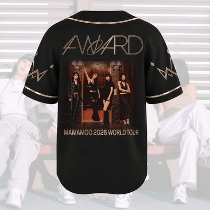 Mamamoo 2026 World Tour 4ward Baseball Jersey Gift For Fans