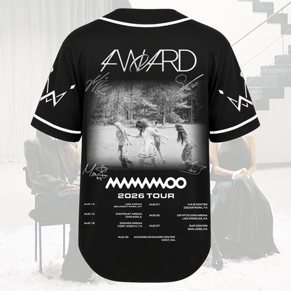 Enigmatic Muse Mamamoo 4ward World Tour Baseball Jersey