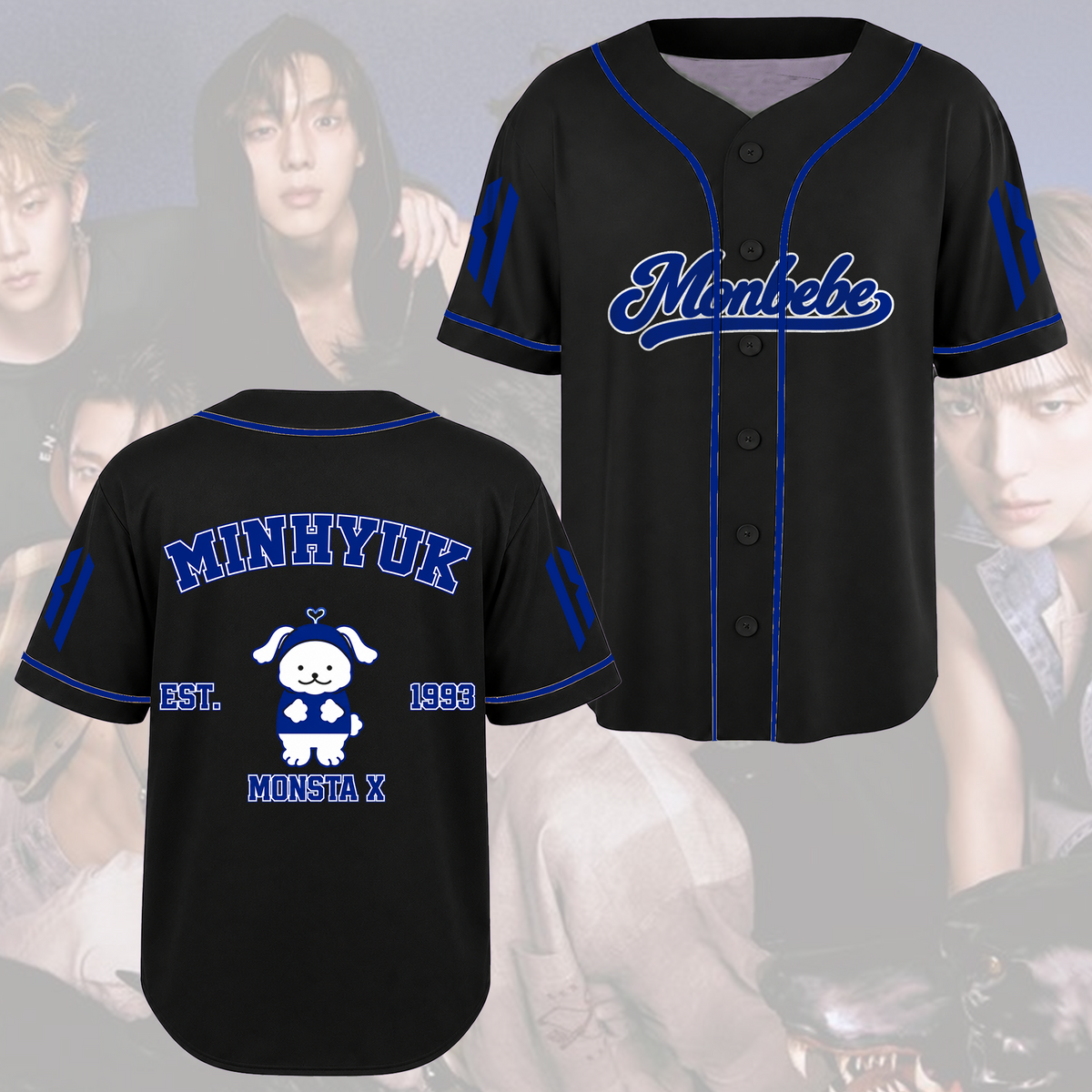Monsta X World Tour The X Nexus Baseballtrikot Fan-Edition