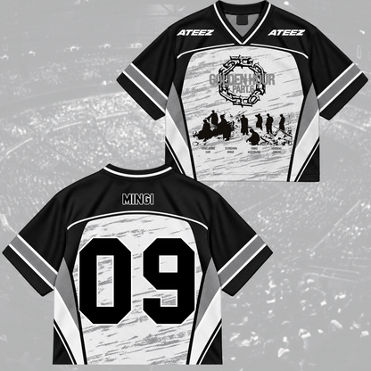 ATEEZ Golden Hour Part 5 Mixed Mesh Jersey Fan Edition (Bad)