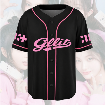 Pink Love Illit It Me Album Baseball Jersey Gifts For Fans