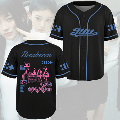 ILLIT I Got Your Back Baseball-Trikot Signatur Retro Merch Geschenk für Fans