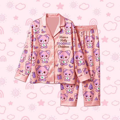 Merry Have A Holy TDOONGZ Christmas T.W.I.C.E. Club Momo Mokuring Mascot Ugly Christmas Pajama Set For Once