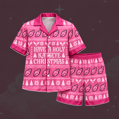 Merry Have A Holy Christmas K.A.T.S.E.Y.E. Club Yoonchae Symbol Ugly Christmas Pajama Set For Eyekons