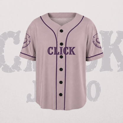 Jisoo Click Pink Baseball Jersey BLACKPINK Gift For Fans