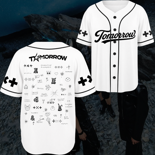 TXT Concert 2026 Tomorrow X Togehter Moments Baseball Jersey Fan Edition