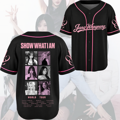 Amour Lady Ive Show What I AM  World Tour Baseball Jersey Fan Editon