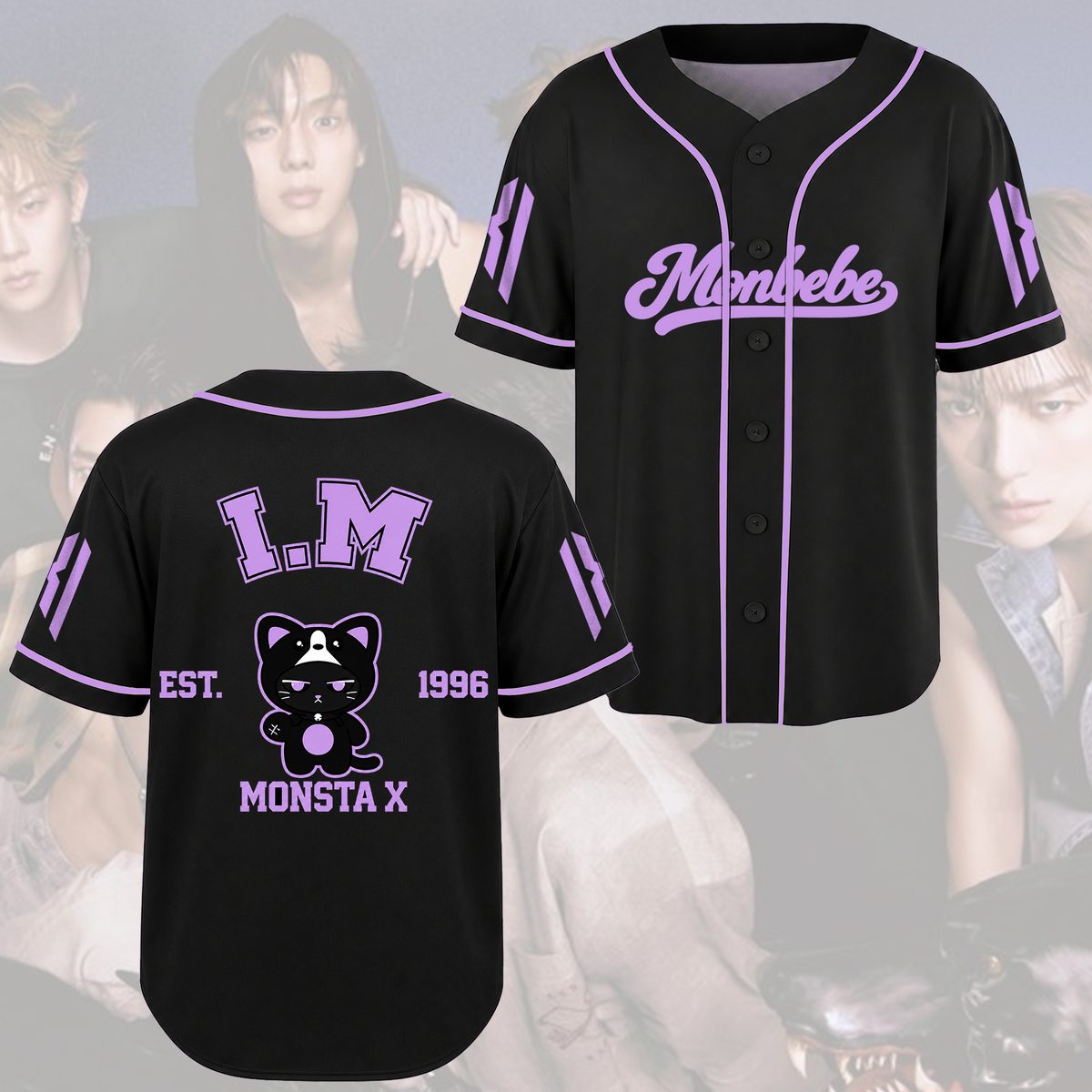 Monsta X World Tour The X Nexus Baseballtrikot Fan-Edition