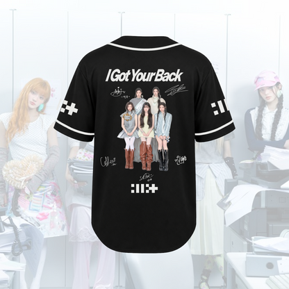 ILLIT I Got Your Back Basegall Jersey Varsity Style Merch Gift For Gllit