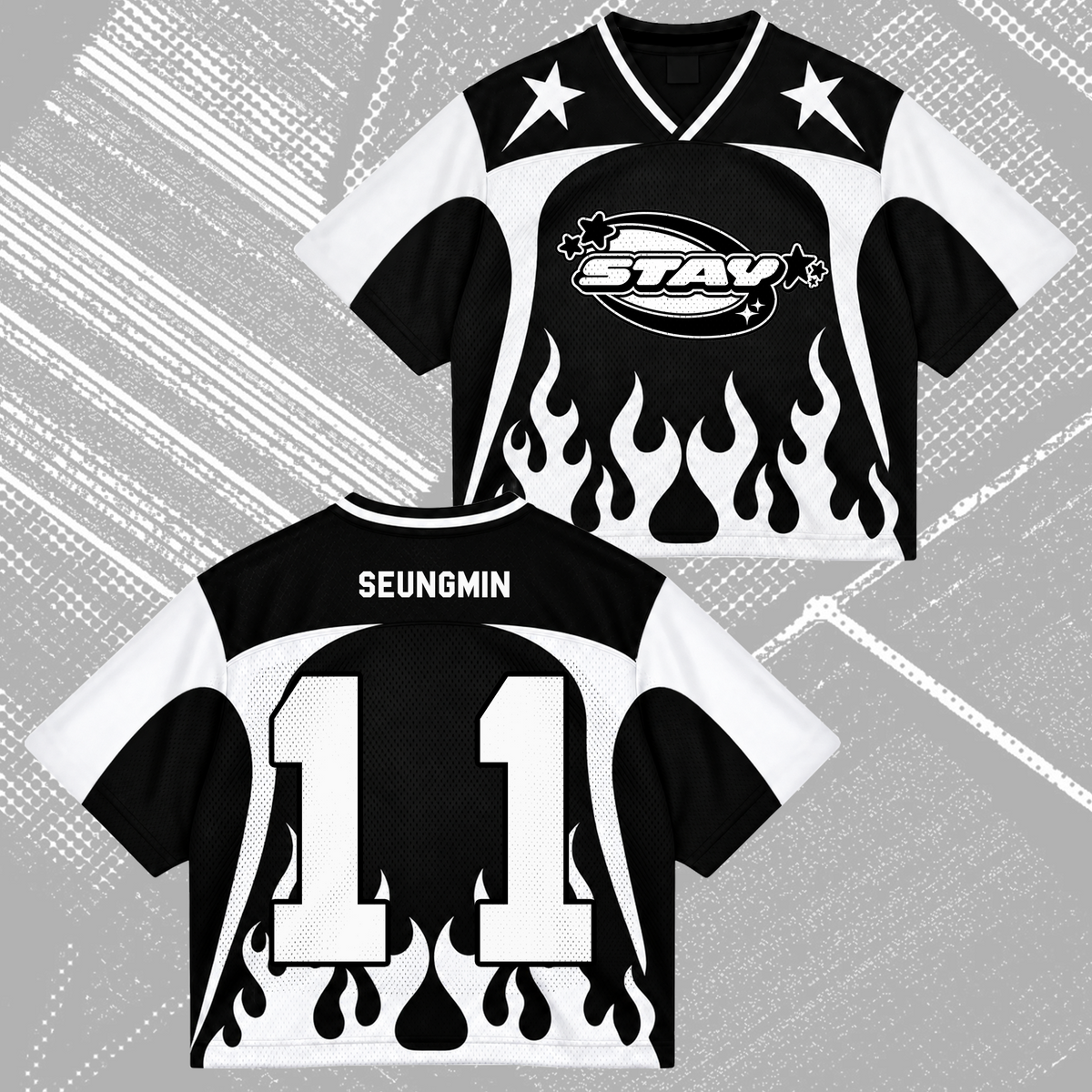 Epic This And That Stay Club All Members Heavy Metal Mixed Mesh Jersey For Stay