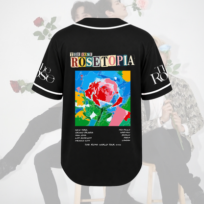 The Rose Map  2026 World Tour Baseball Jersey Gift For Fans