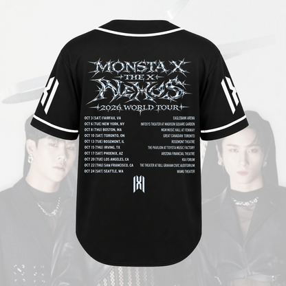 MONSTA X Monbebe The Phase Tour Grunge Baseballtrikot Geschenk für Fans