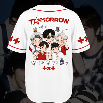 TXT Concert 2026 Tomorrow Signature Baseball Jersey