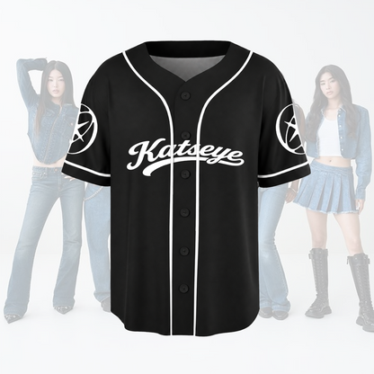 KATSEYE  The Wild World Tour Baseball Jersey Aesthetic Star Fan Edition