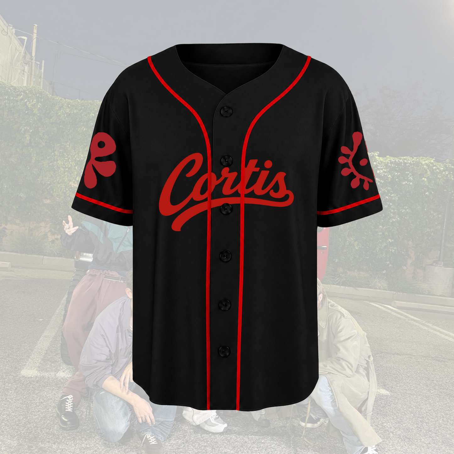 Electric Put Your Phone Down Tour Cortis  Baseball Jersey
