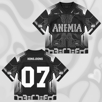 Anemia ATEEZ Golden Hour 6  Mixed Mesh Jersey Gift For ATINY Fans