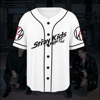Ready Run It Stray kids World Tour Skzoo Baseball Jersey Gift For Stays