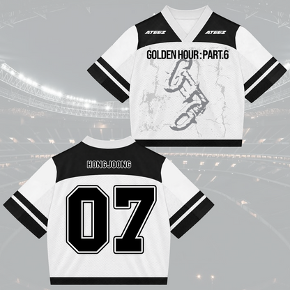 Dramatic Golden Hour Part 6 ATEEZ Mixed Mesh Jersey For Atiny