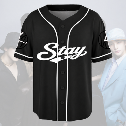 Yellow Heritage Straycity Stray Kids Concert Baseball Jersey Fan Edition