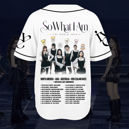 Urban Muse Ive Show What I AM  World Tour Baseball Jersey