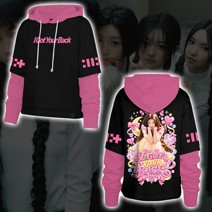 Traumhafter Choom Tour Babymonster Moon Dark Aesthetic Shortstop Kapuzenpullover Halloween-Geschenk für Fans