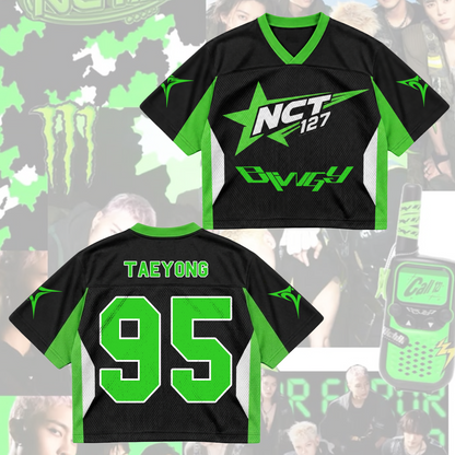 NCT 127 07 Blingy Album Cyber Star Mixed Mesh Trikot Geschenk für Fans
