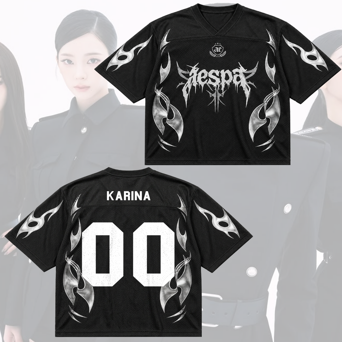 Futuristic Aespa Synk Complexity 2026 Tour Jersey Gift For Fans