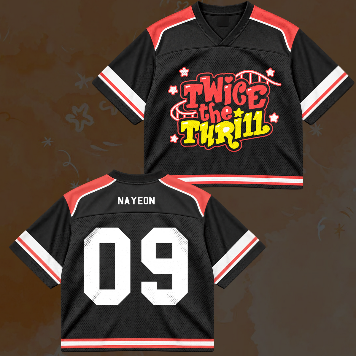 Twice This Is For North America World Tour Nordamerika Mixed-Mesh-Trikot