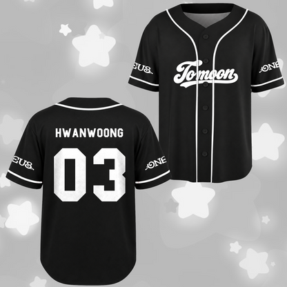 TXT Steal The Wind Baseball World Tour Baseballtrikot Tomorrow X Together Fanartikel