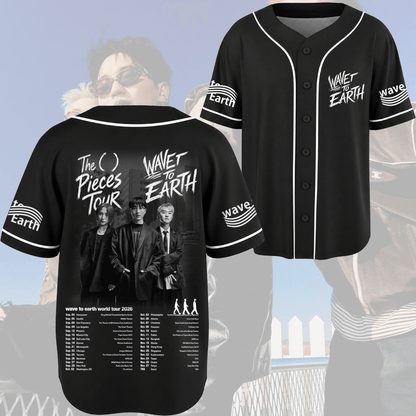 Wave To Earth The Pieces Tour Baseball Jersey Fan Edition