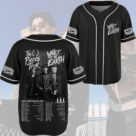 Wave To Earth The Pieces Tour Baseball Jersey Fan Edition